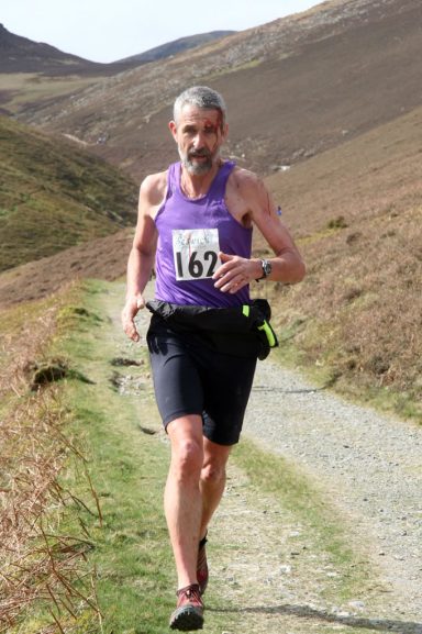 Mike Hind at Causey pike 2012